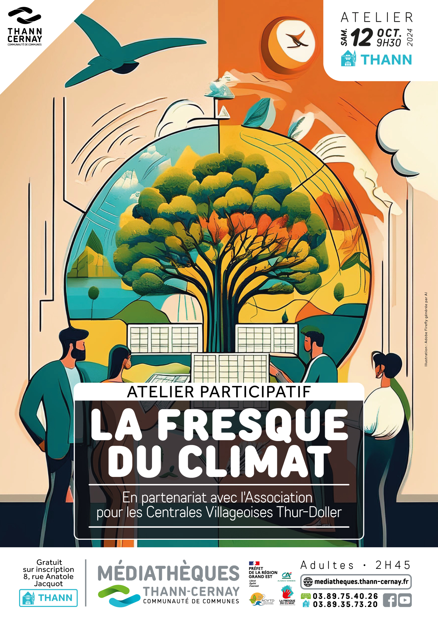 fresque du climat